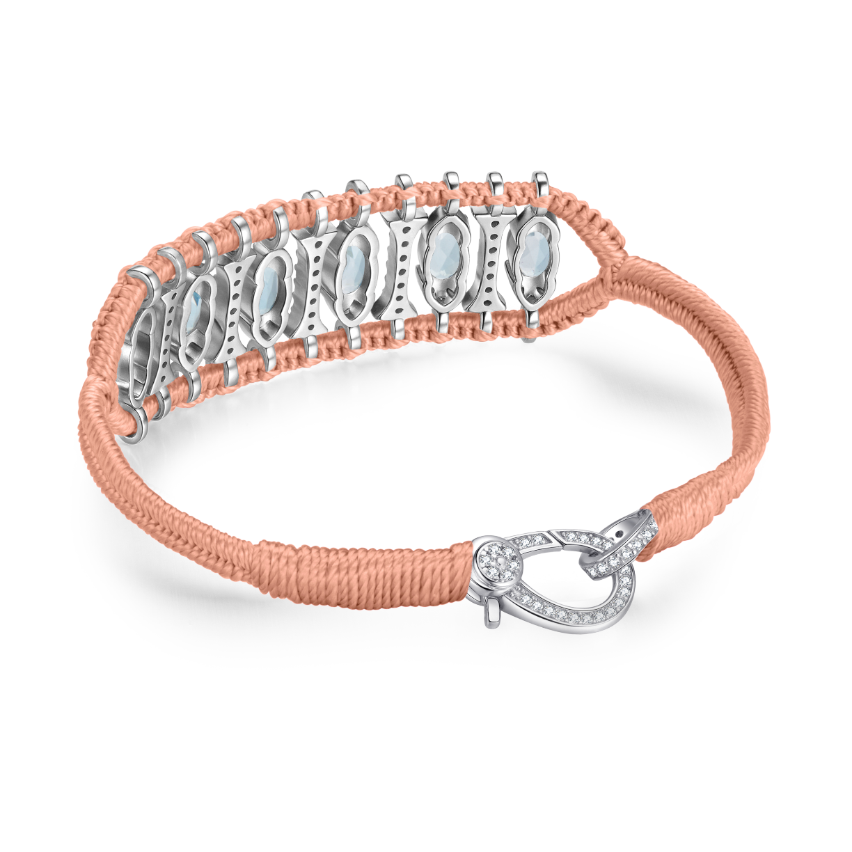Bracelet Teresina nude - topazes