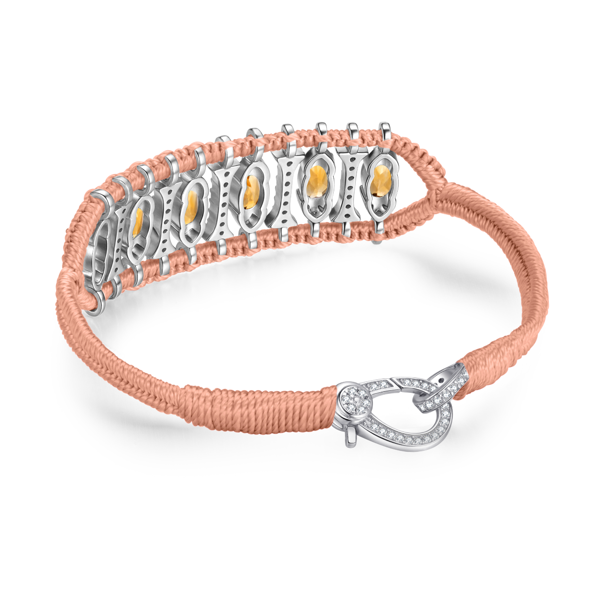 Bracelet Teresina Nude - Citrines