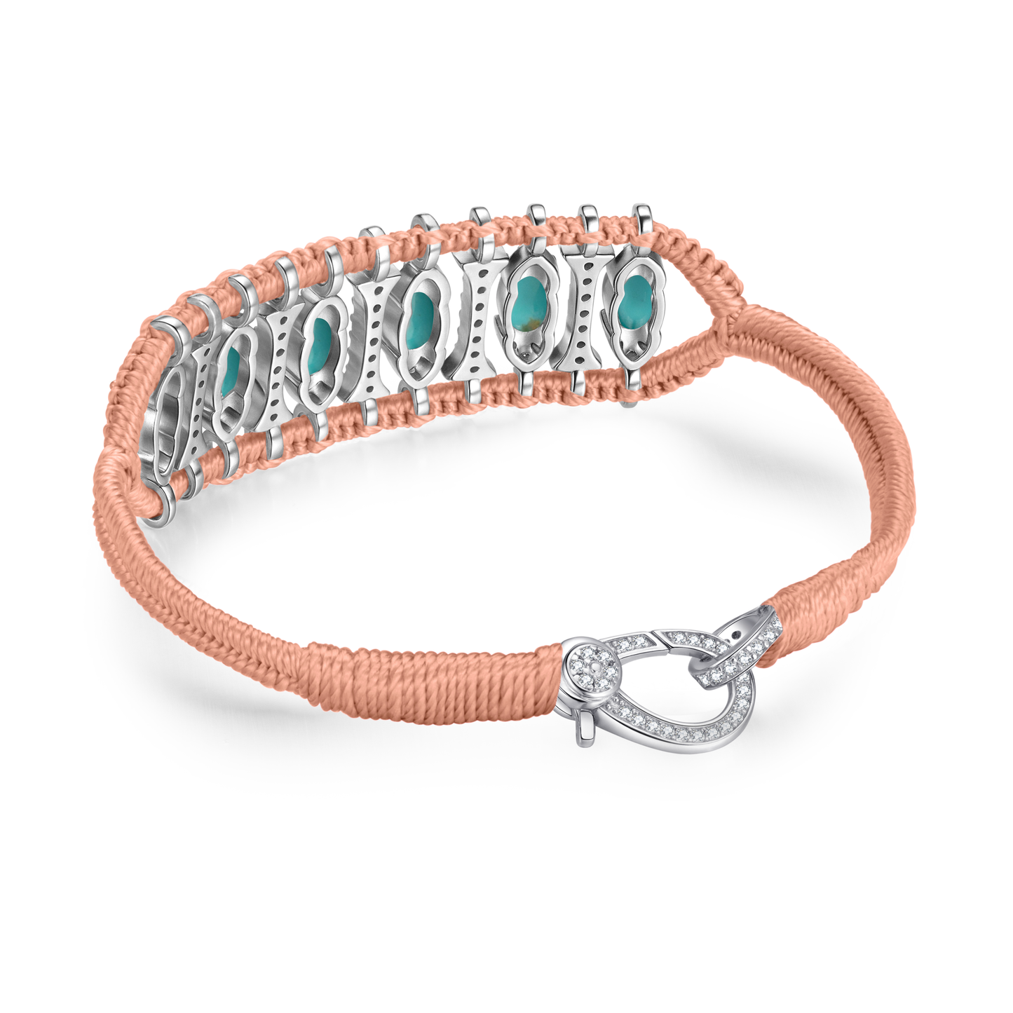 Bracelet Teresina Nude - Turquoises