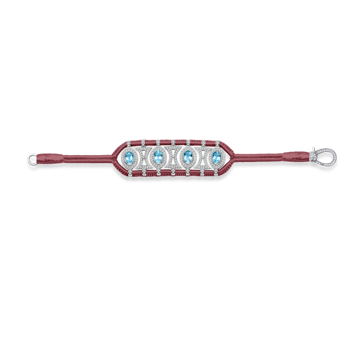 Olinda Bamboo bracelet - Topazes