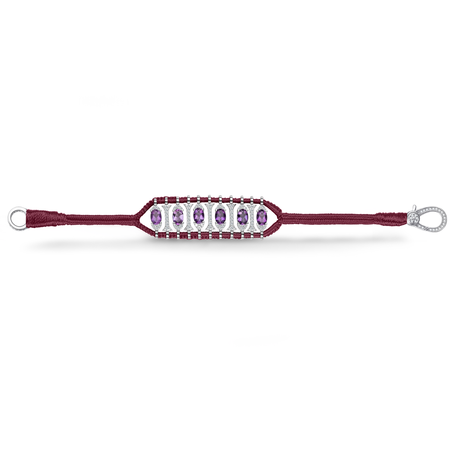 Bracelet Teresina Bamboo - améthystes