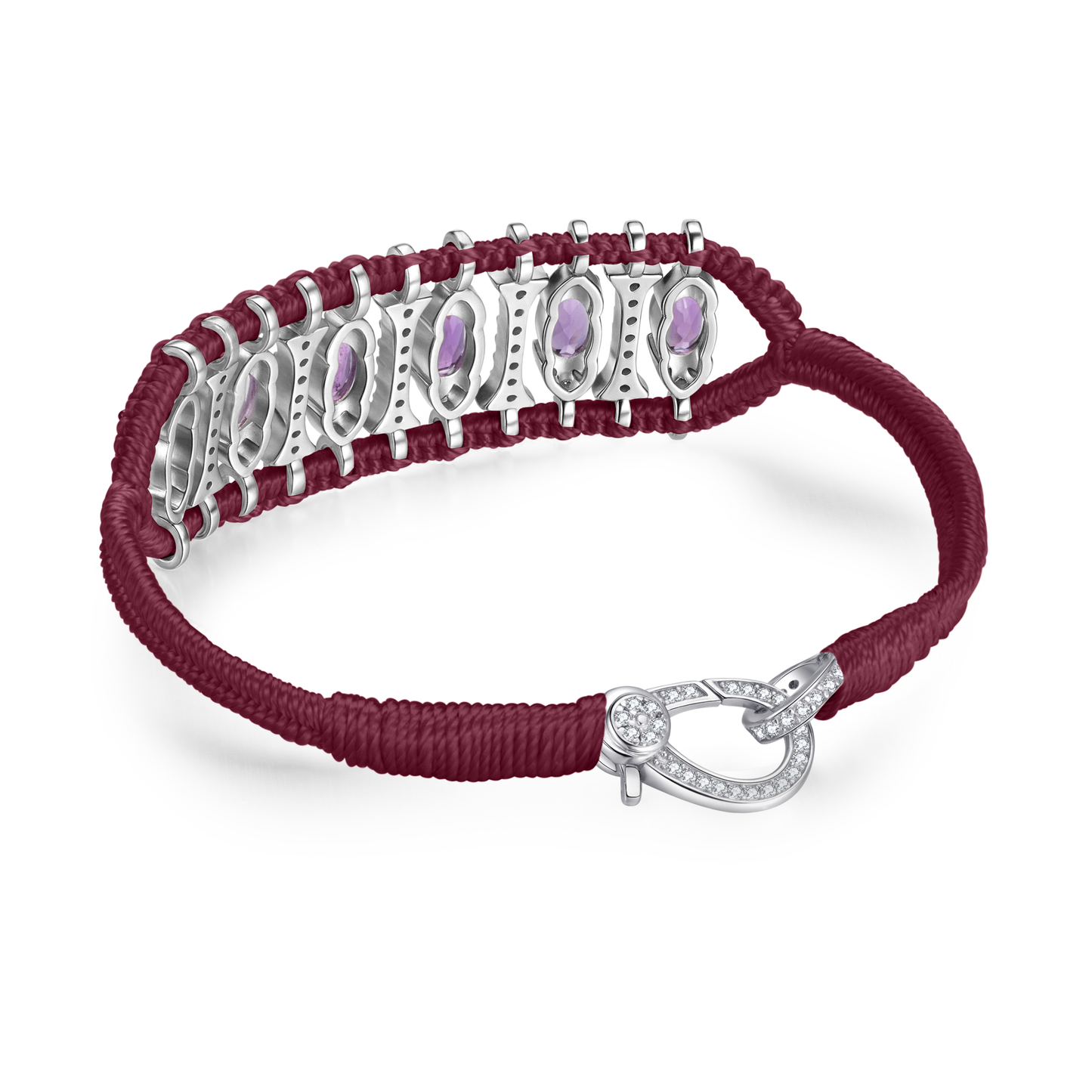 Bracelet Teresina Bamboo - améthystes