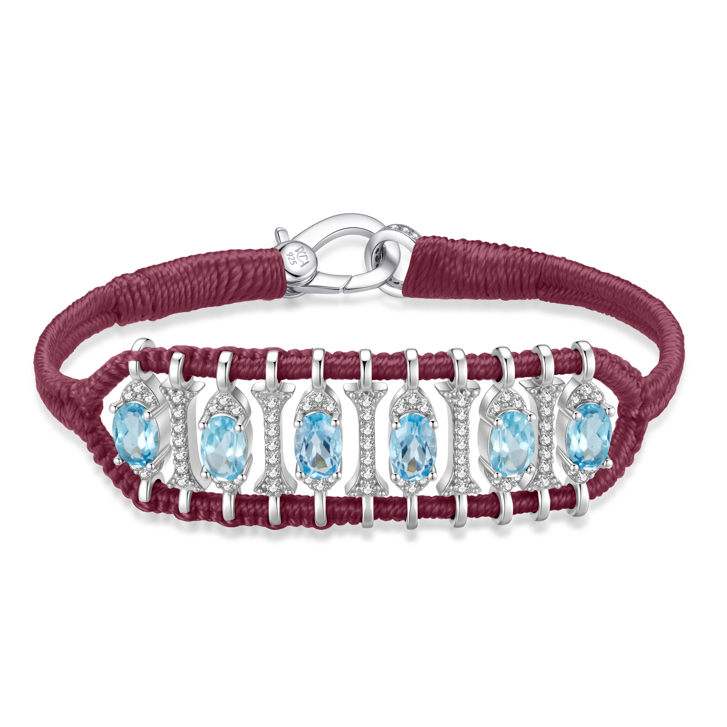 Teresina bamboo bracelet - Topaz