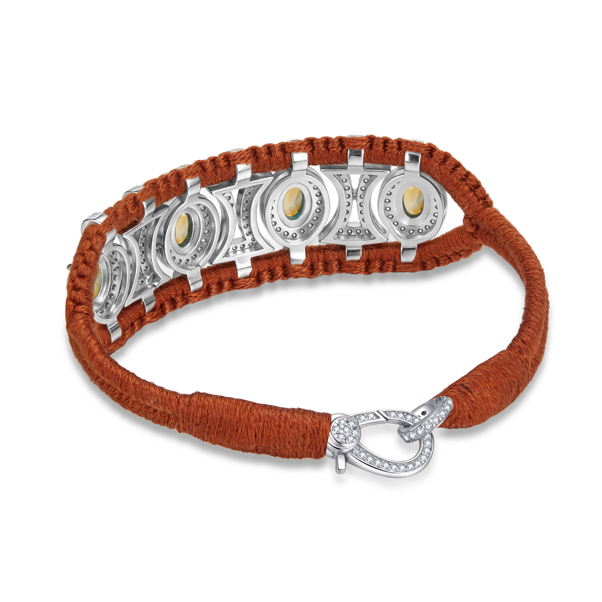 Bracelet Olinda noisette - Citrines