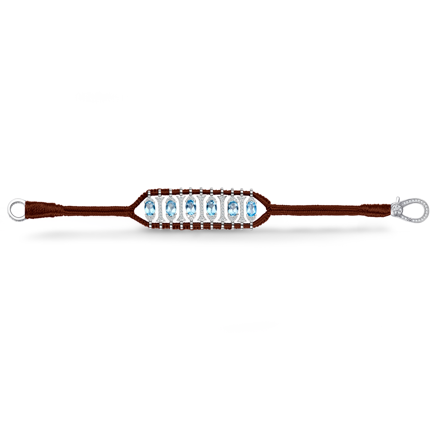 Teresina choco bracelet - Topaz