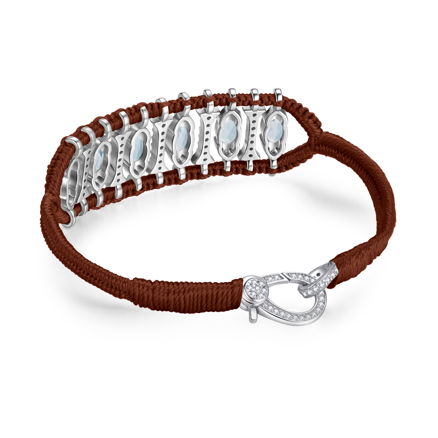 Teresina choco bracelet - Topaz