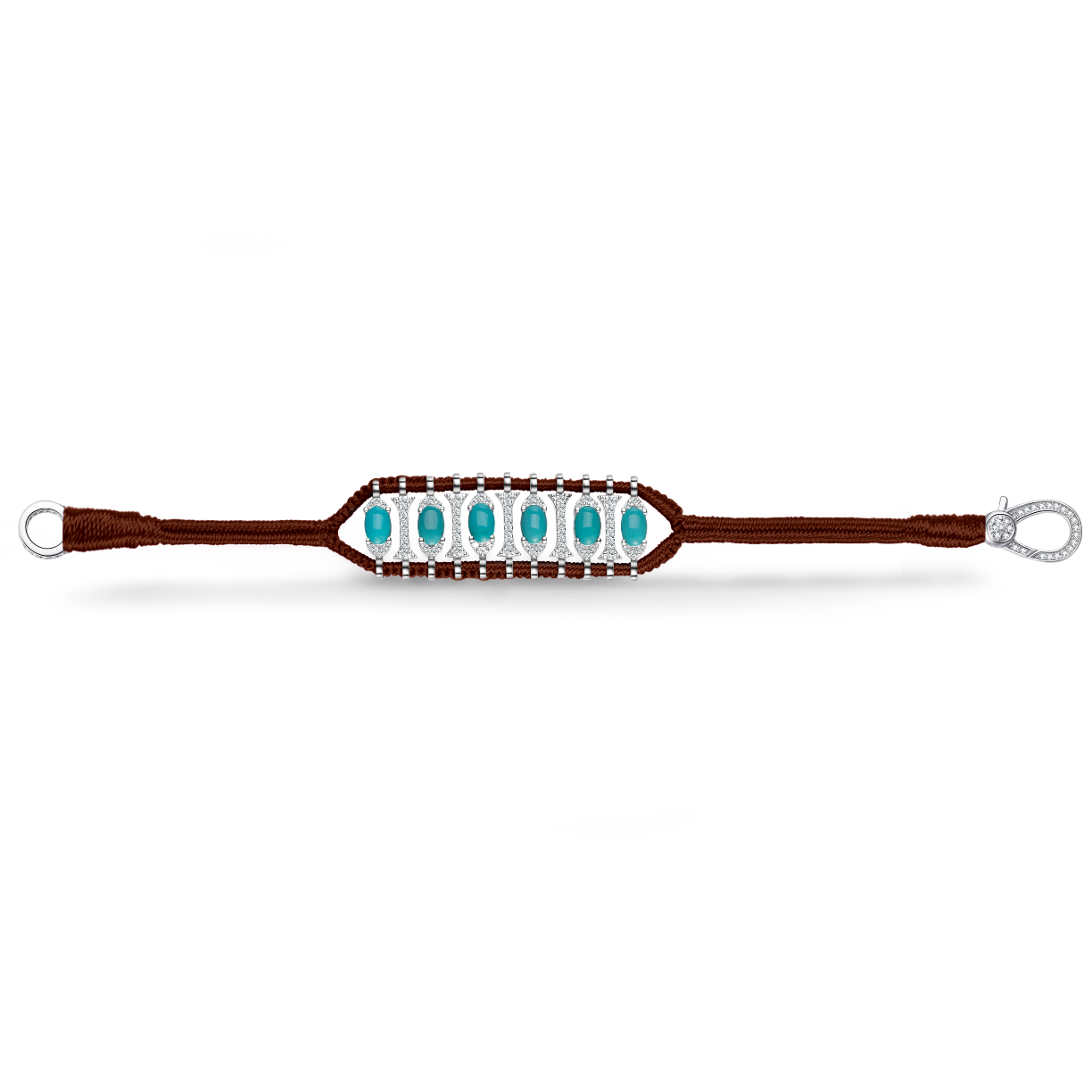 Teresina choco bracelet - Turquoise