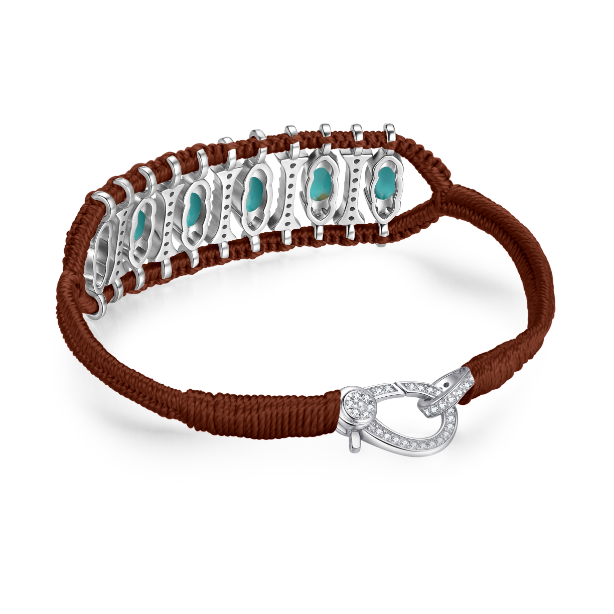 Teresina choco bracelet - Turquoise