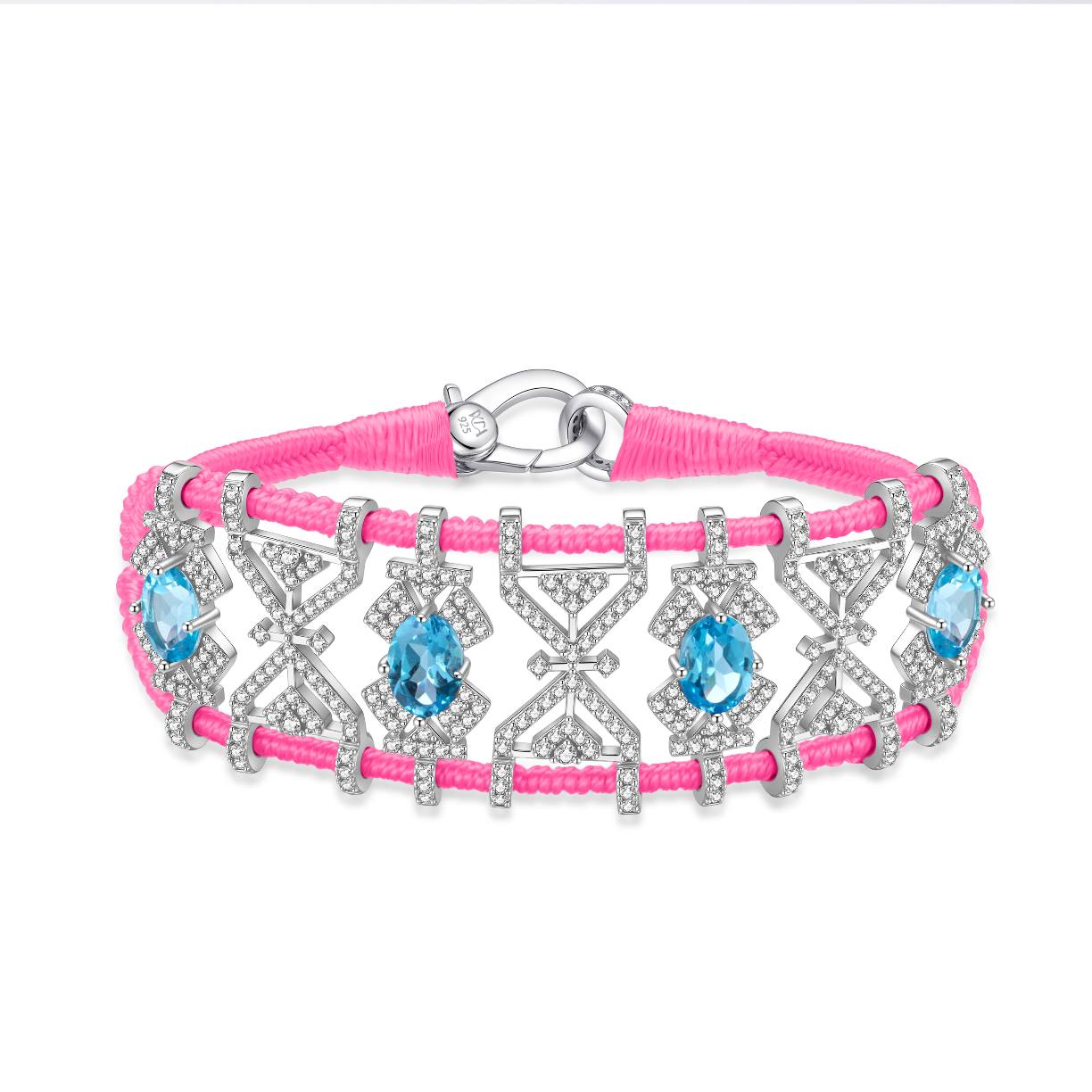 Bracelet Fortalezza neon-pink - Topazes