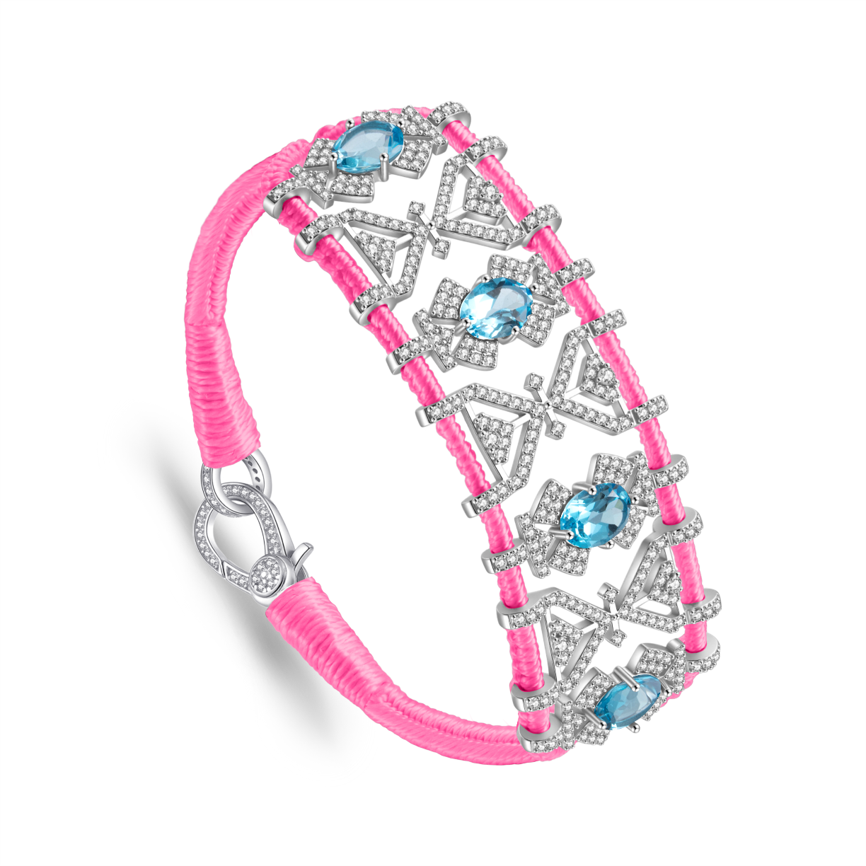 Bracelet Fortalezza neon-pink - Topazes
