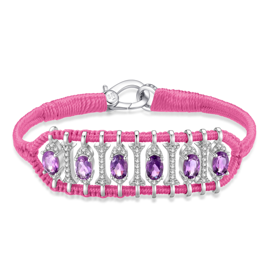 Teresina Rani bracelet - Amethyst