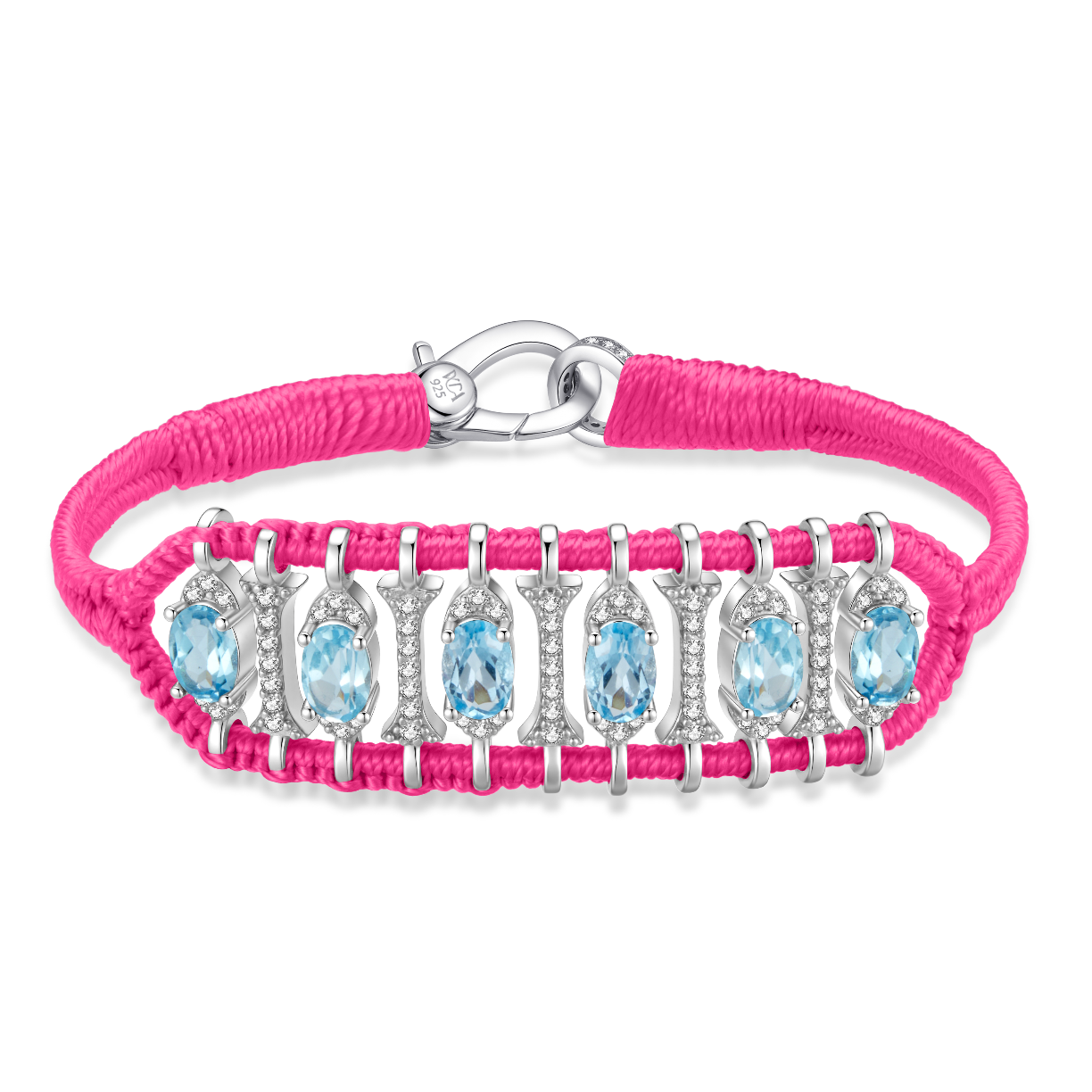 Bracelet Teresina Neon Pink - topazes