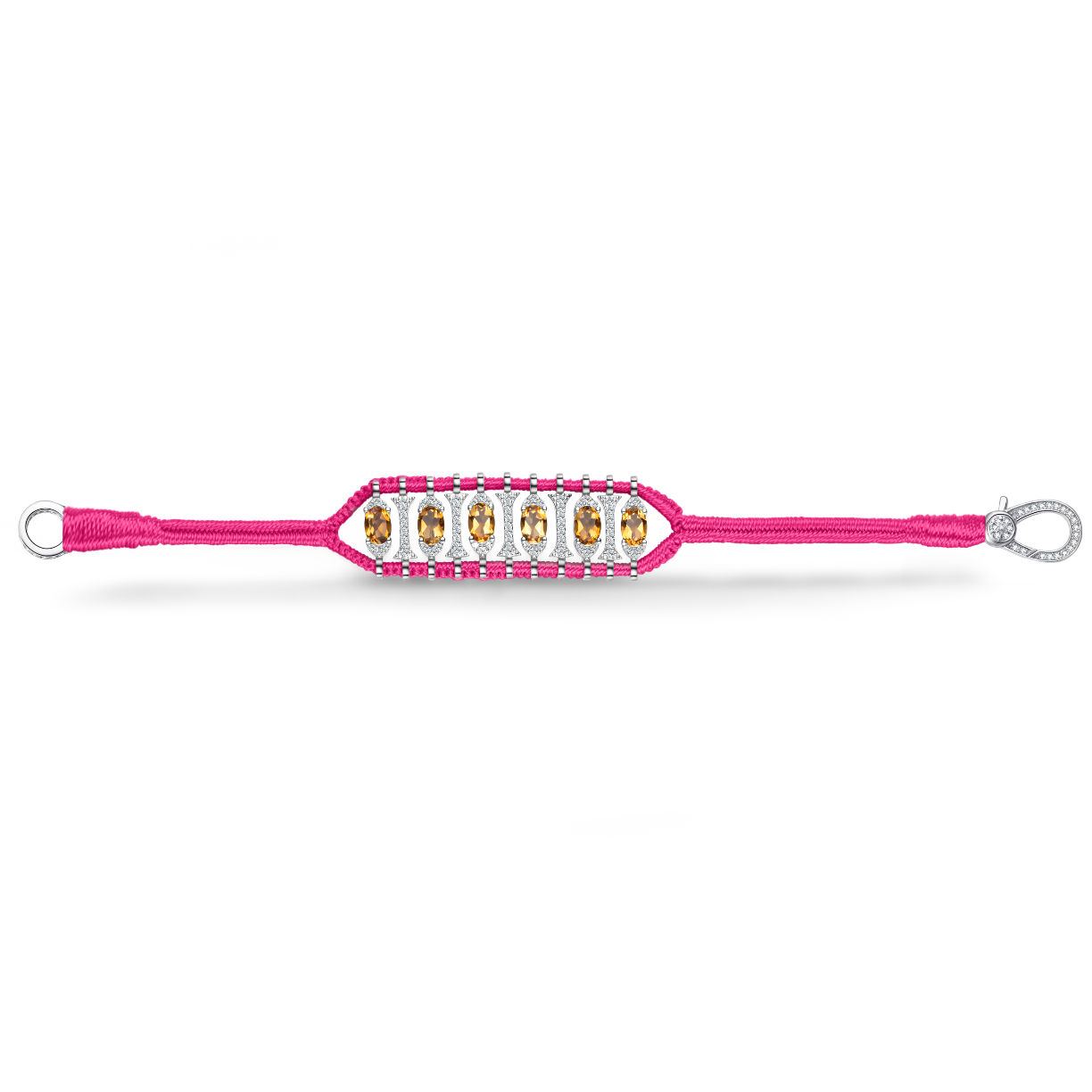 Bracelet Teresina Rose fluo - Citrines