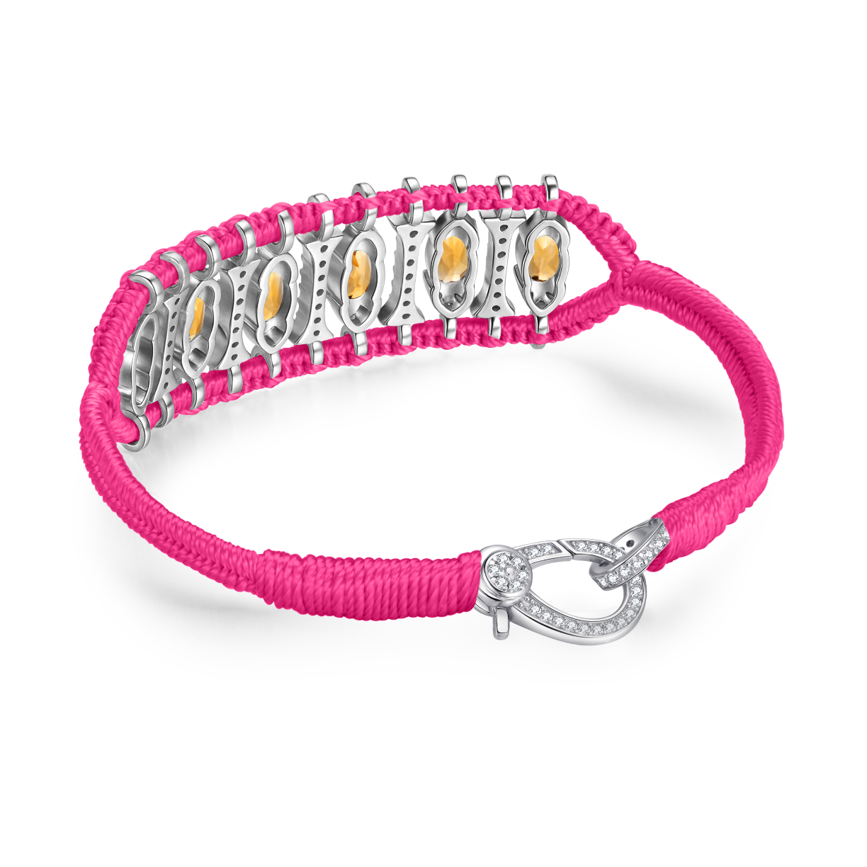 Bracelet Teresina Rose fluo - Citrines