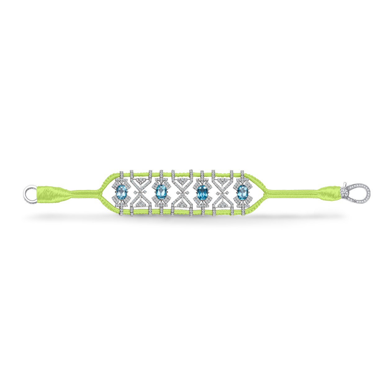 Bracelet Fortalezza neon-yellow - Topazes