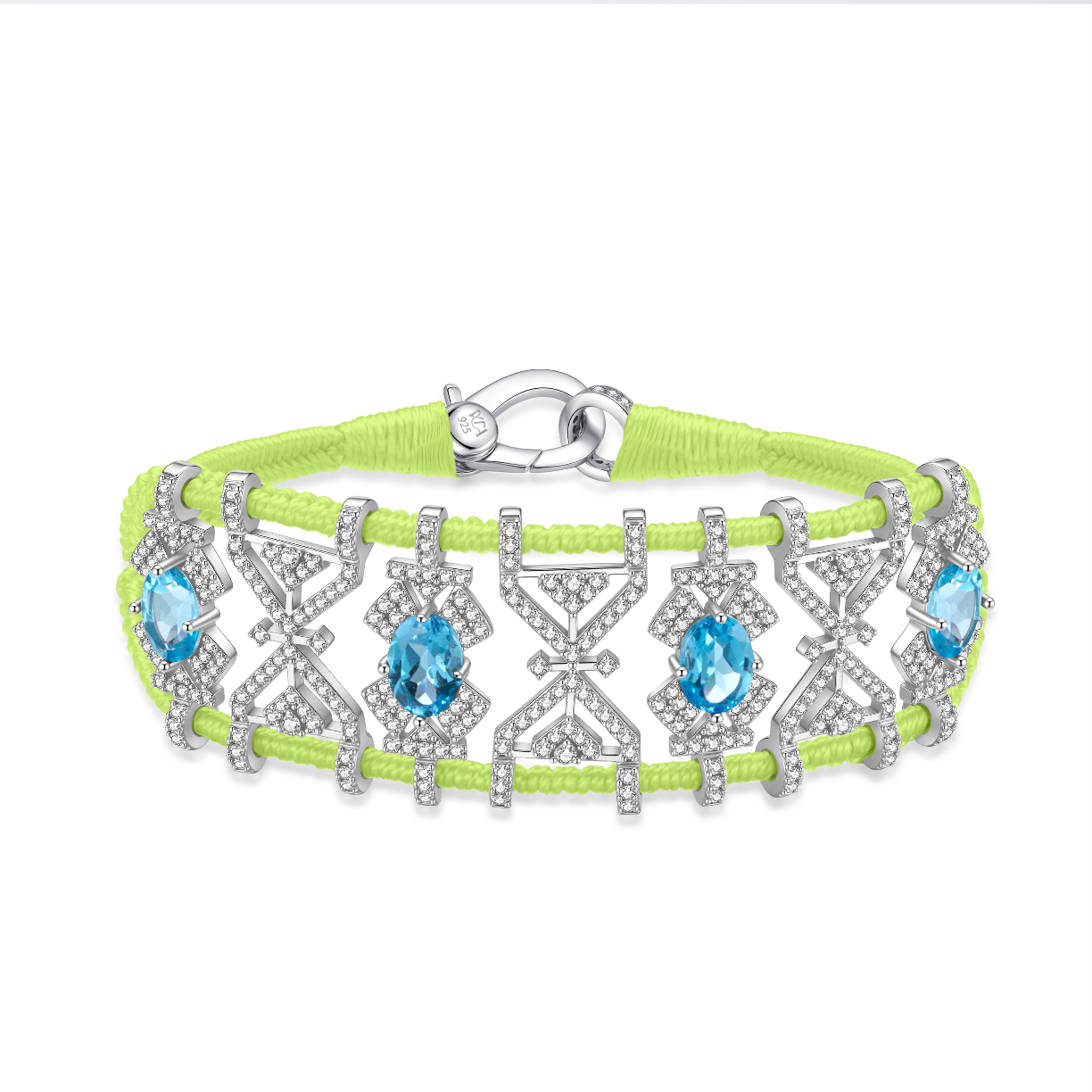 Bracelet Fortalezza neon-yellow - Topazes