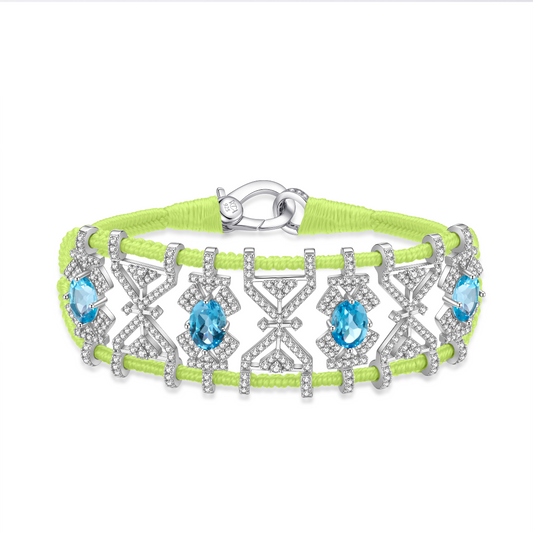 Bracelet Fortalezza neon-yellow - Topazes