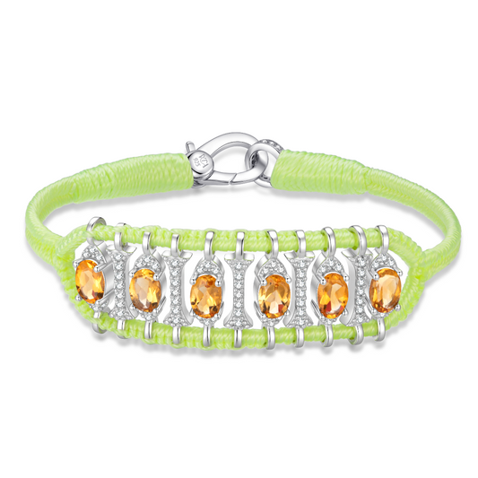 Bracelet Teresina Neon Yellow - Citrines