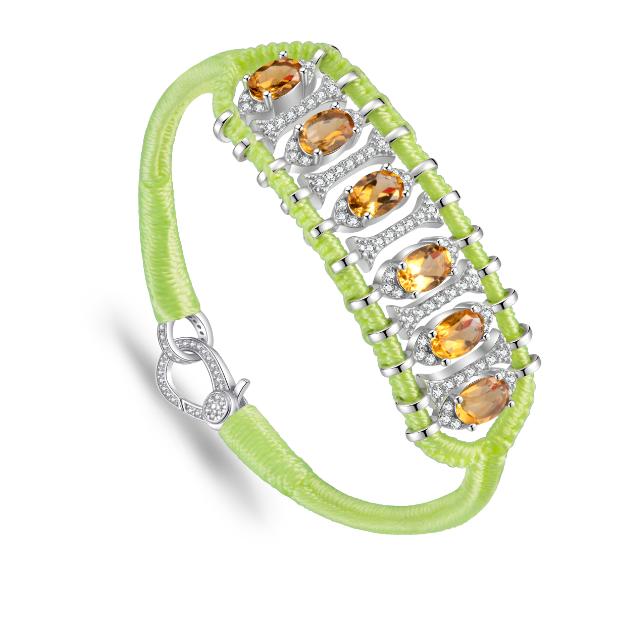 Bracelet Teresina Neon Yellow - Citrines