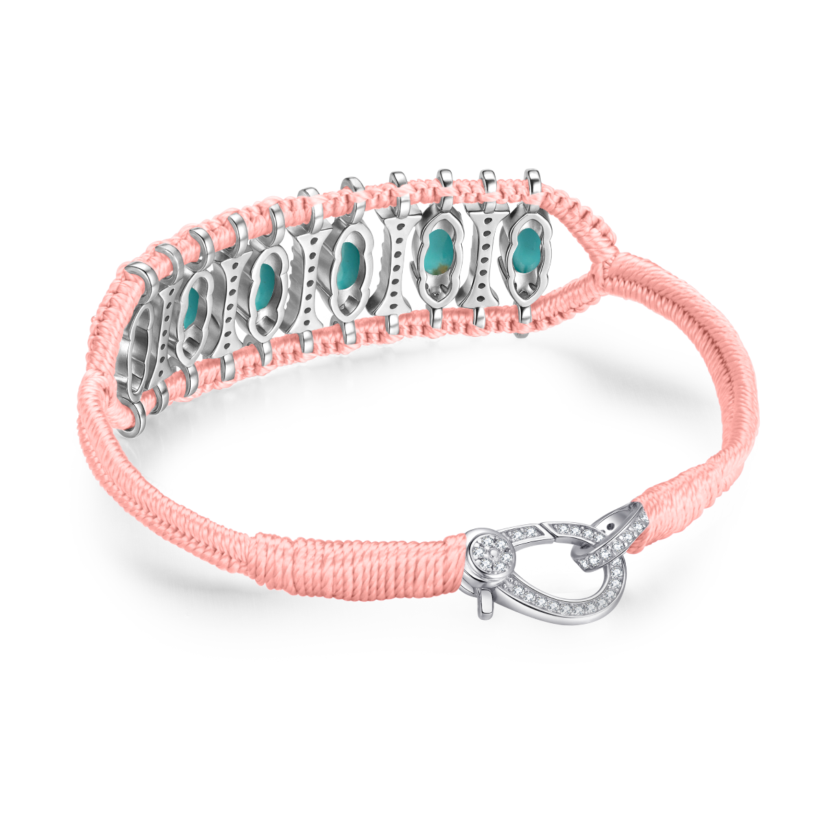 Teresina neon coral bracelet - Turquoise