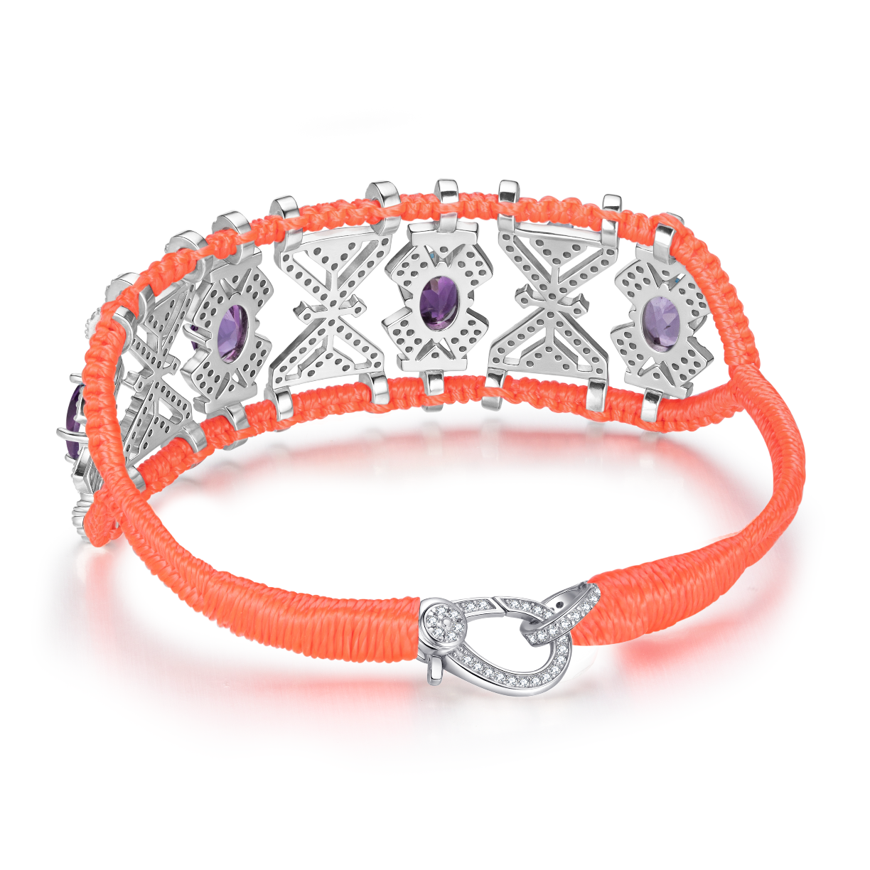 Bracelet Fortalezza Neon Flash - Amethysts