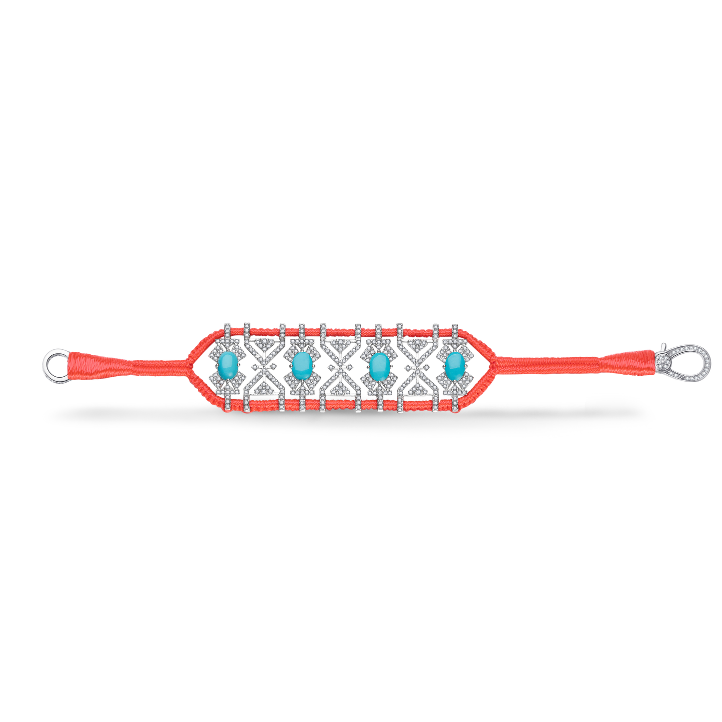 Bracelet Fortalezza neon flash - Turquoises