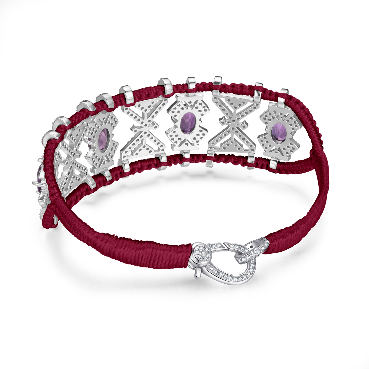 Bracelet Fortalezza Vines - Amethysts