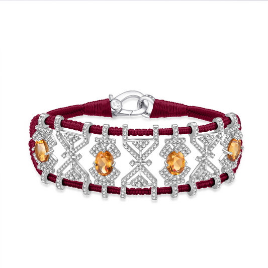 Bracelet Fortalezza Vignes- Citrines