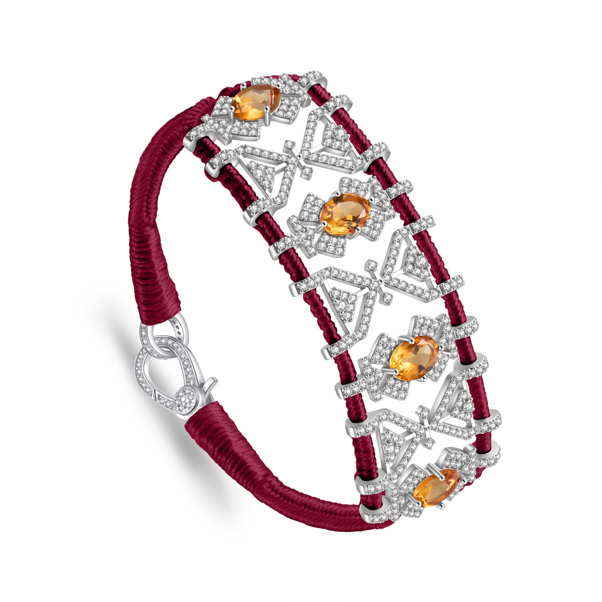 Bracelet Fortalezza Vignes- Citrines