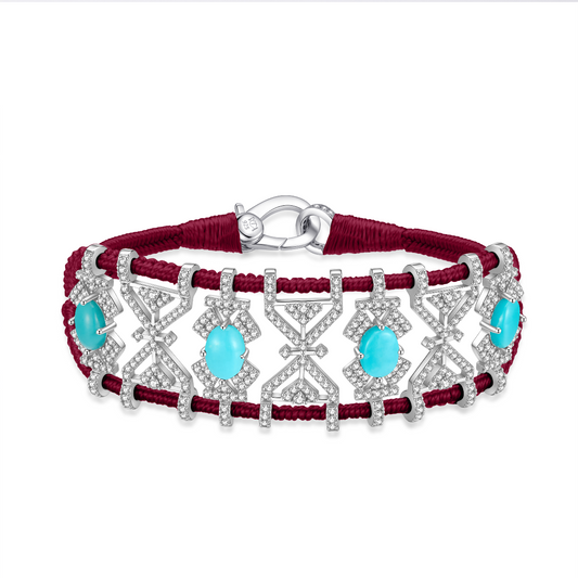 Bracelet Fortalezza Vignes - Turquoises