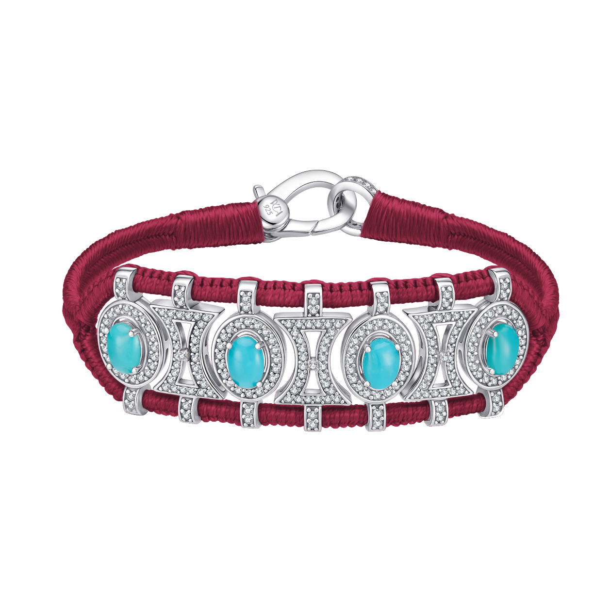 Bracelet Olinda vignes - turquoises