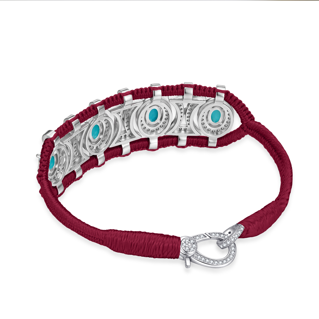 Bracelet Olinda vignes - turquoises