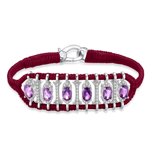 Teresina vignes bracelet - Amethyst
