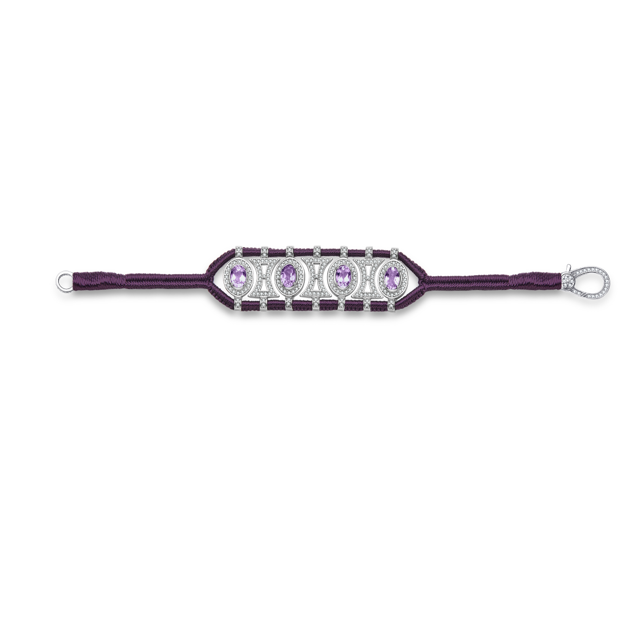 Olinda Eggplant bracelet - Aethysts