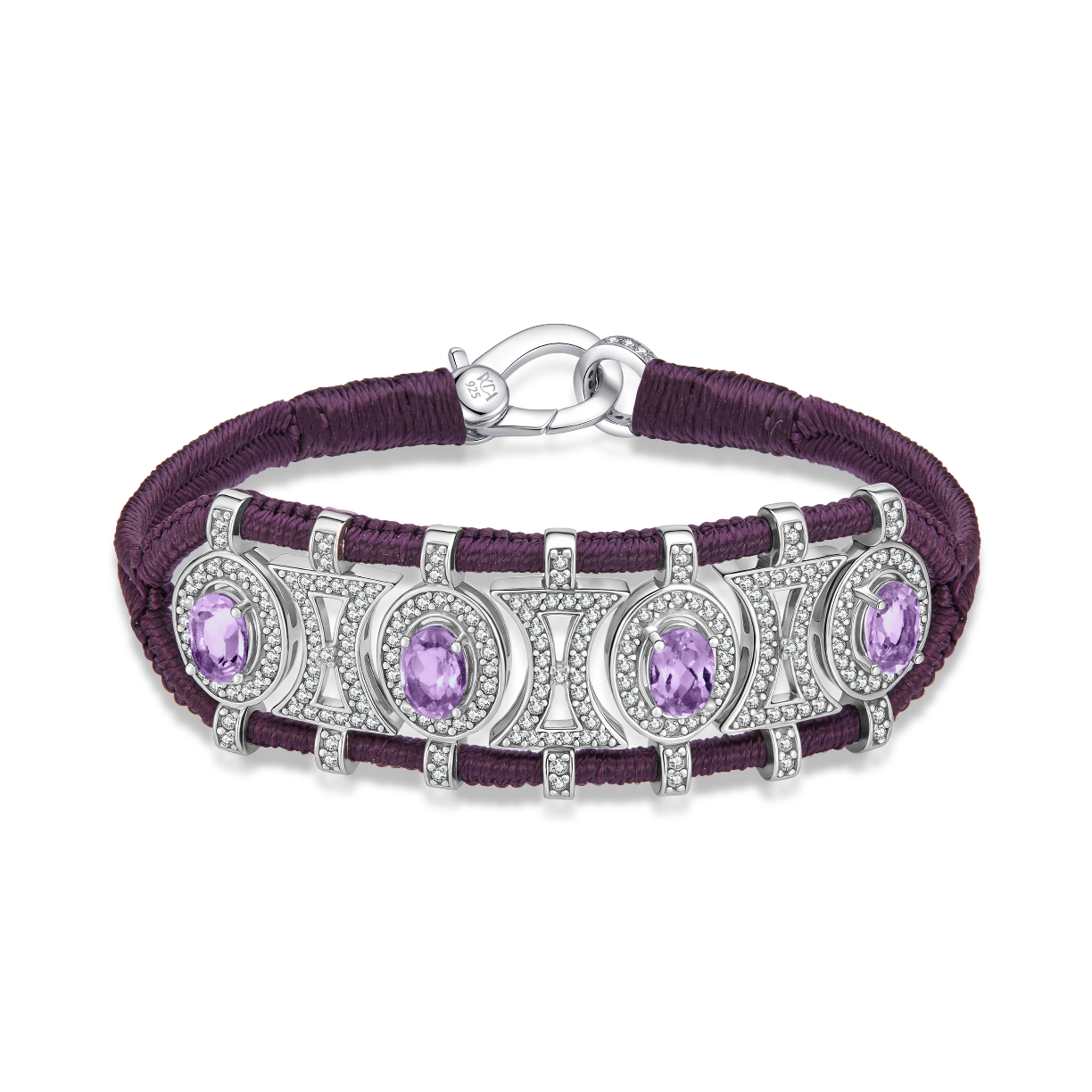 Olinda Eggplant bracelet - Aethysts