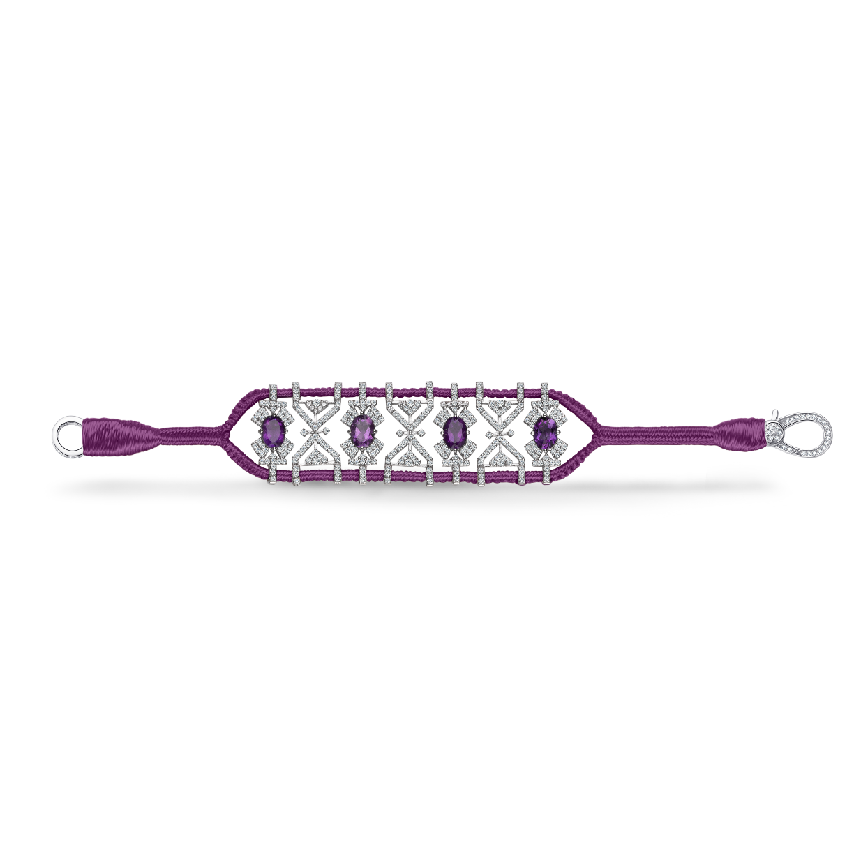 Bracelet Fortalezza Violet- Améthyste
