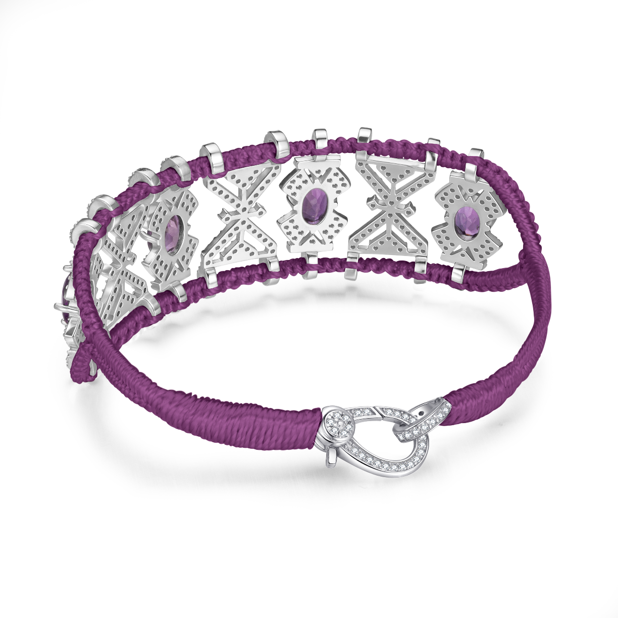 Bracelet Fortalezza Violet- Améthyste