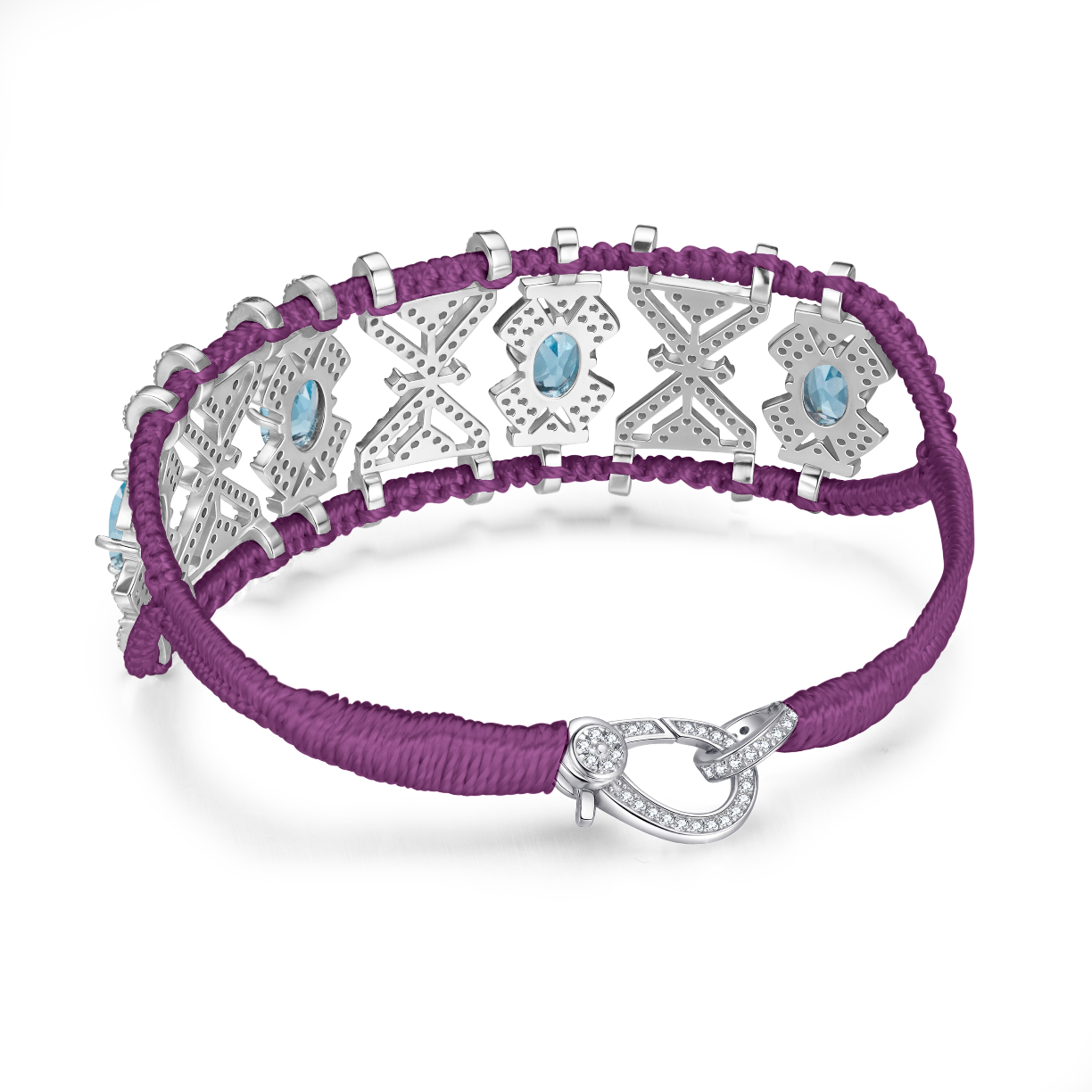 Bracelet Fortalezza purple - Topazes