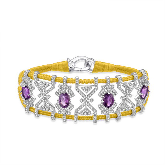 Bracelet Fortalezza Safran- Améthyste