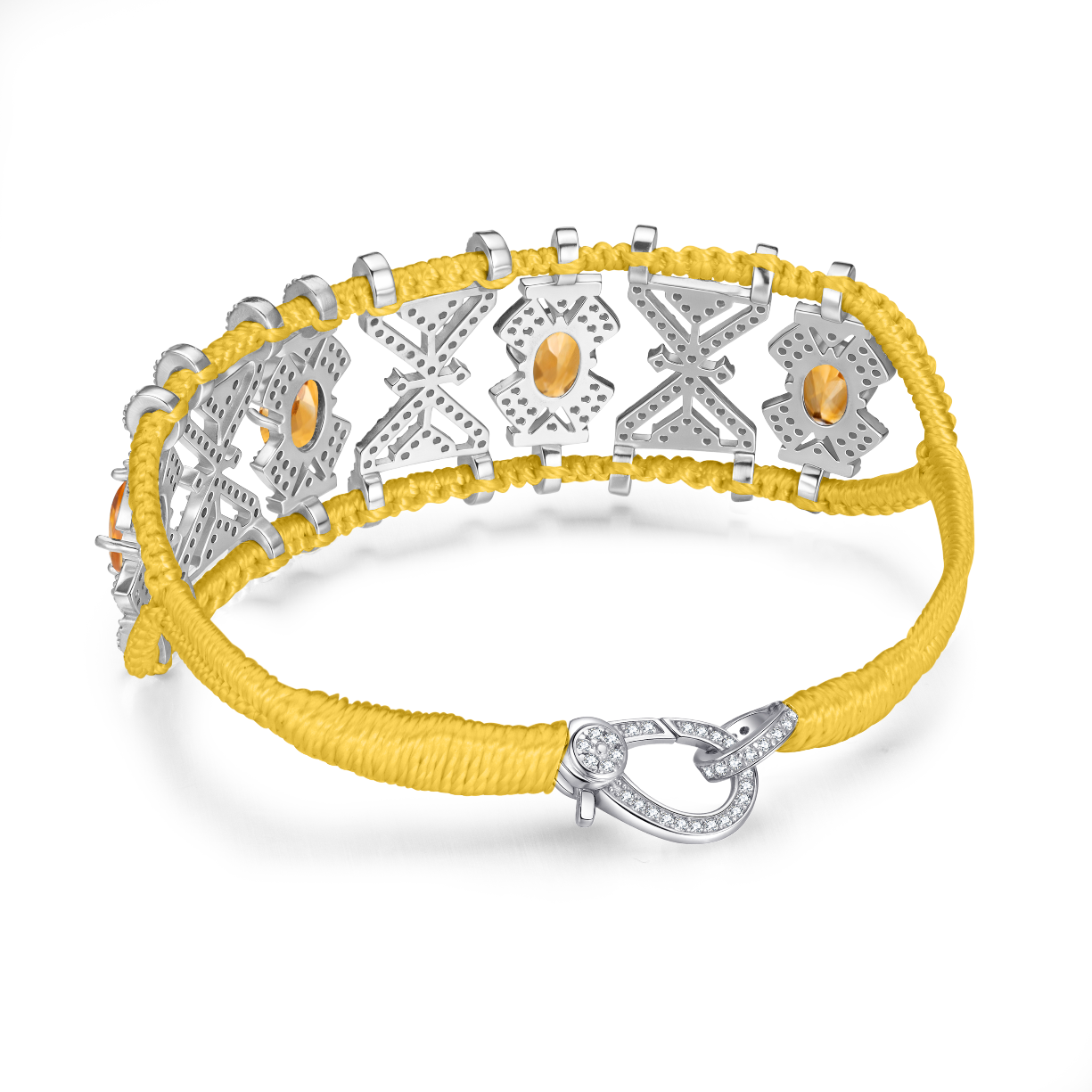 Bracelet Fortalezza Saffron - Citrines