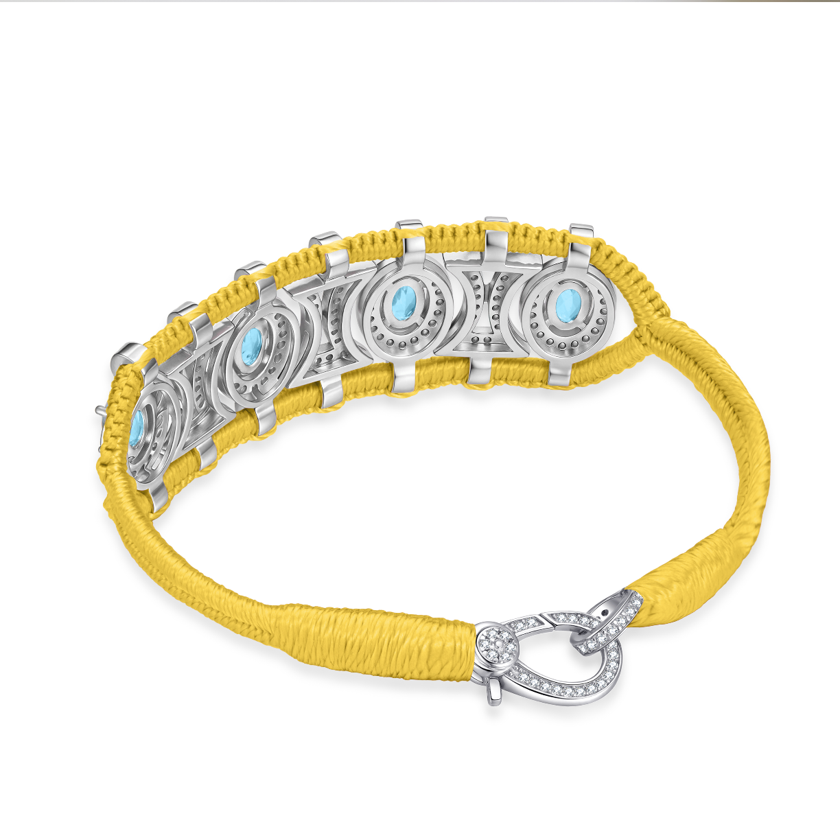 Bracelet Olinda safran - Topazes