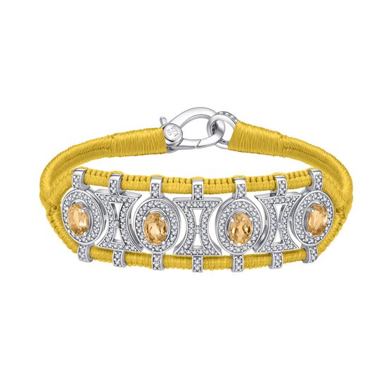 Olinda saffron bracelet - Citrines