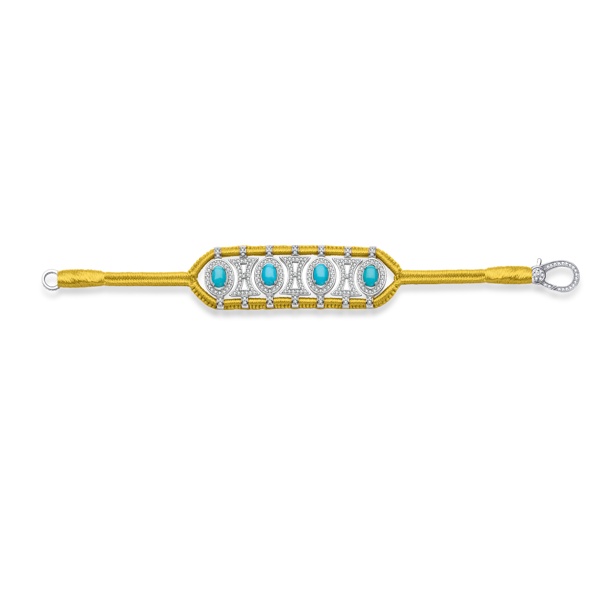 Olinda saffron bracelet - turquoises