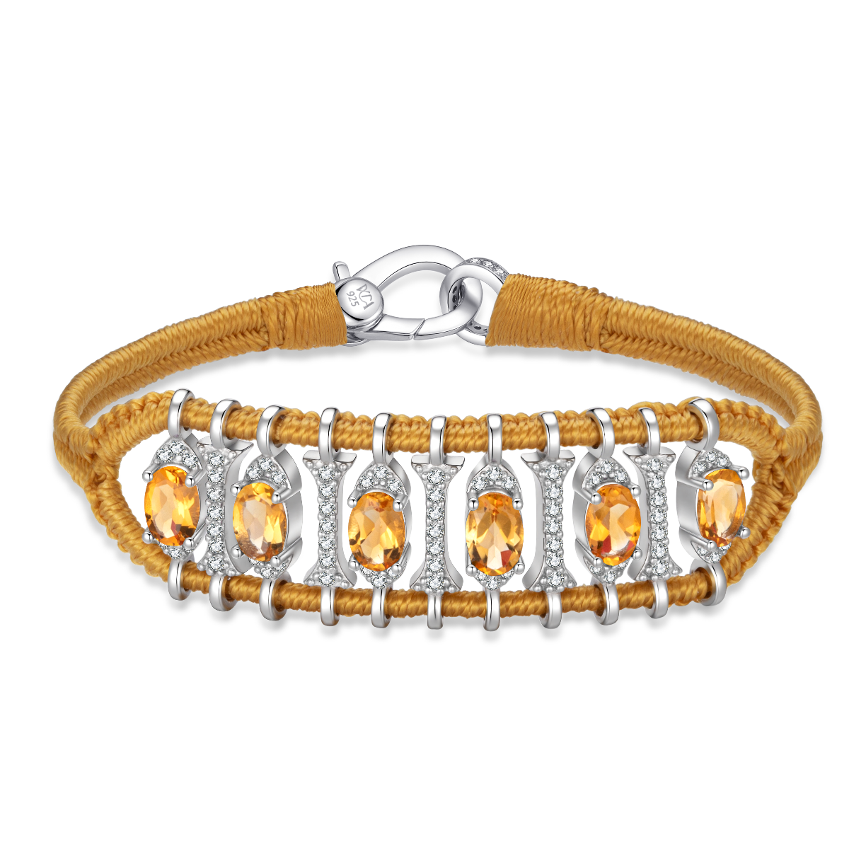 Bracelet Teresina Safran - Citrines
