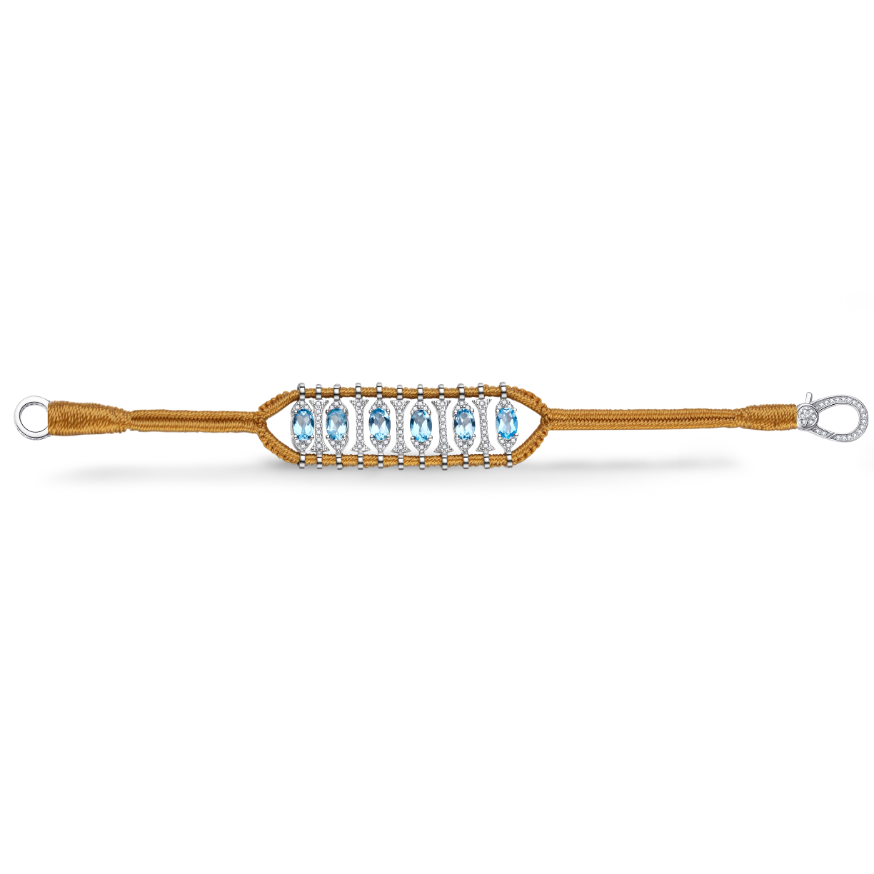 Teresina saffron bracelet - Topaz