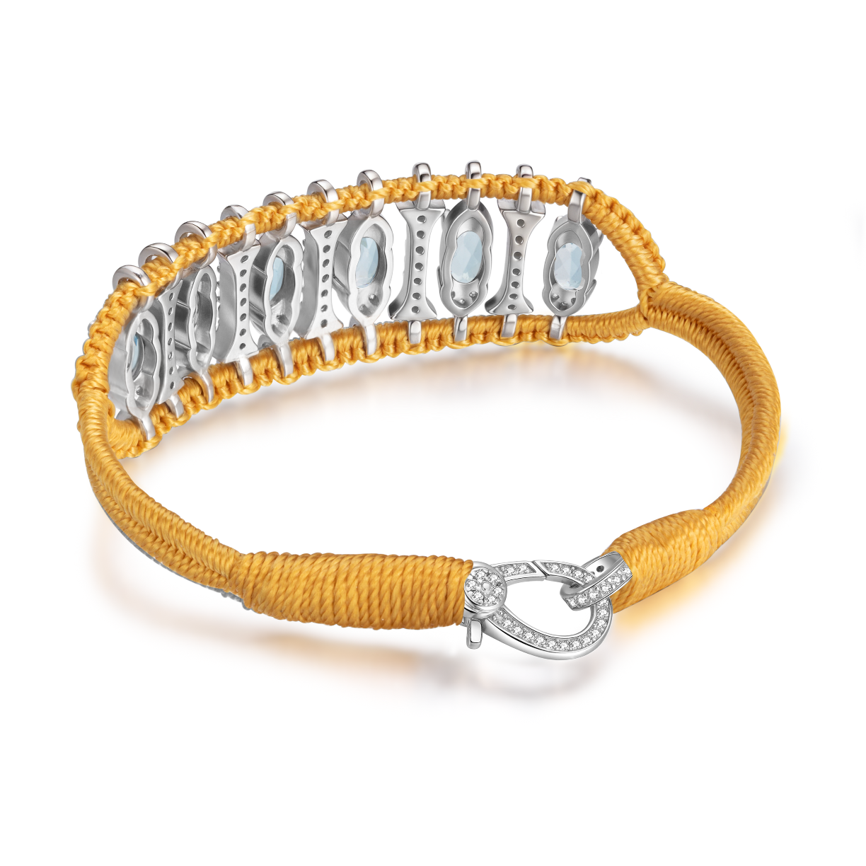 Teresina saffron bracelet - Topaz