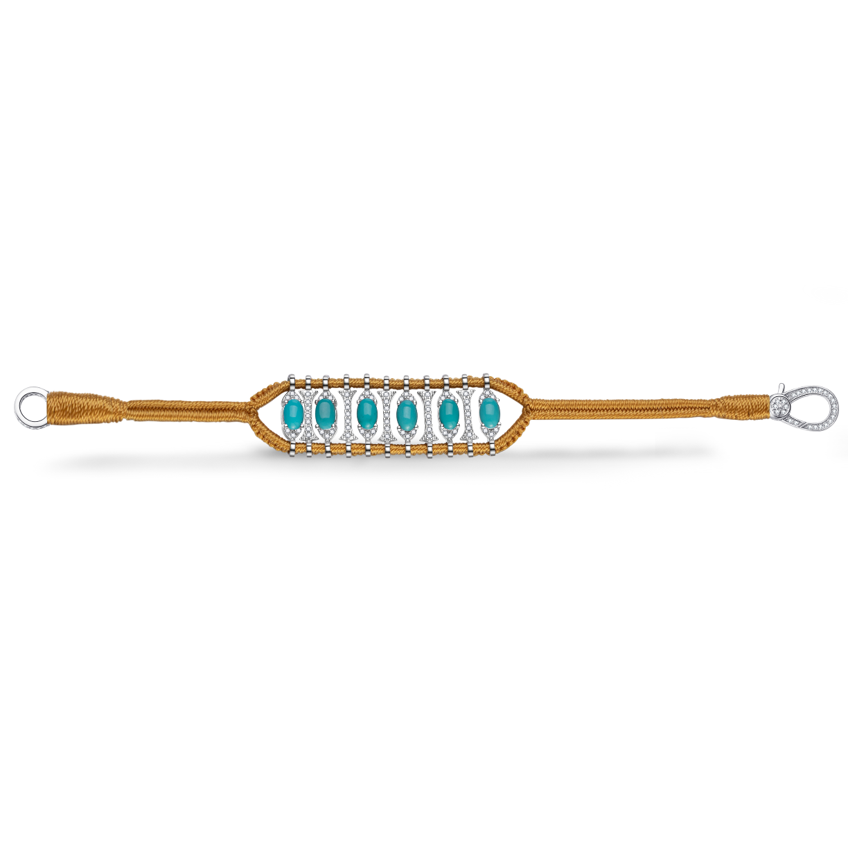 Teresina Saffron bracelet - Turquoise