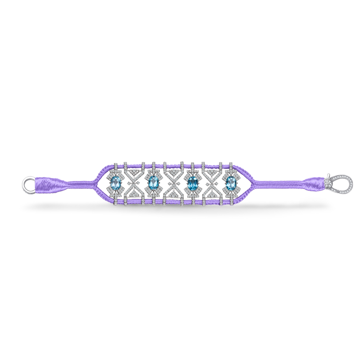 Bracelet Fortalezza lilac - Topazes