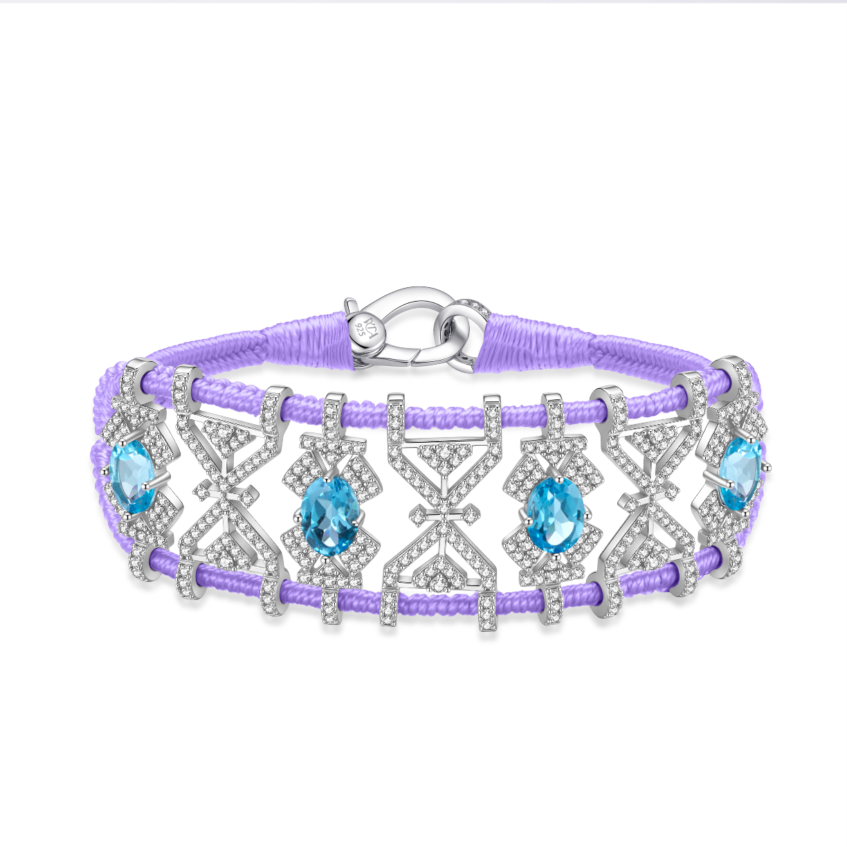 Bracelet Fortalezza lilac - Topazes