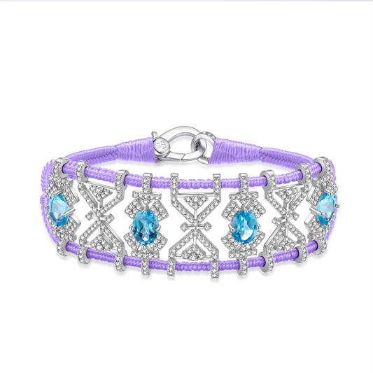 Bracelet Fortalezza lilac - Topazes